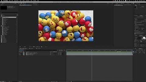 3D Emoticons Transitions Tutorial (After Effects Template)