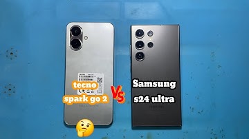 tecno spark go 2 vs samsung S24 ultra speed test 