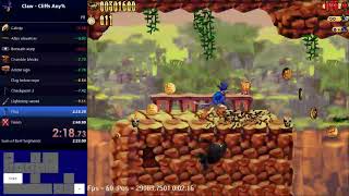 Claw - Level 10 - Cliffs any% speedrun in 2:37.69 (WR)