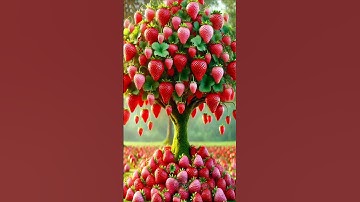 Fast method of planting and propagating strawberry fruit trees. #gardening #shorts #reels