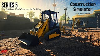 Building My First Commerical Building on Construction Simulator