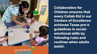 Social-Emotional Learning in Centers of Excellence Childcare Centers