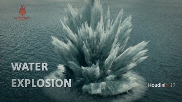 Water Explosion Houdini tutorial.