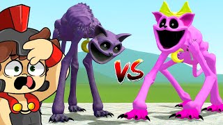 Enfrenté CATNAP CHICO vs CATNAP CHICA 💥👿 Chicos vs Chicas en POPPY PLAYTIME