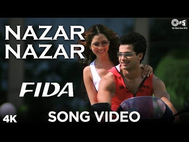 Nazar Nazar Song Video - Fida | Shahid Kapoor u0026 Kareena Kapoor | Udit Narayan u0026 Sapna | Anu Malik class=