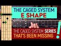 Part 2  the caged system e shape  combining the e  c shapes to make music  guitar lesson ep557