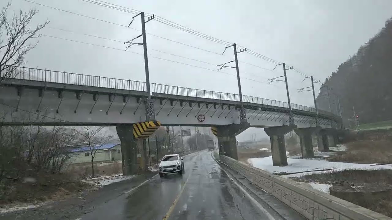 ❄️눈❄️내리는 태백 통리대로 (여러분 안전하고 행복한 귀성길 되십시요)