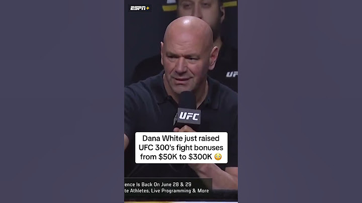 Dana raised the bonuses 💰🤑 #UFC300
