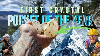 “We Found a CRYSTAL POCKET… Then Got STUCK in the Mountains (Purcell Range Adventure)”