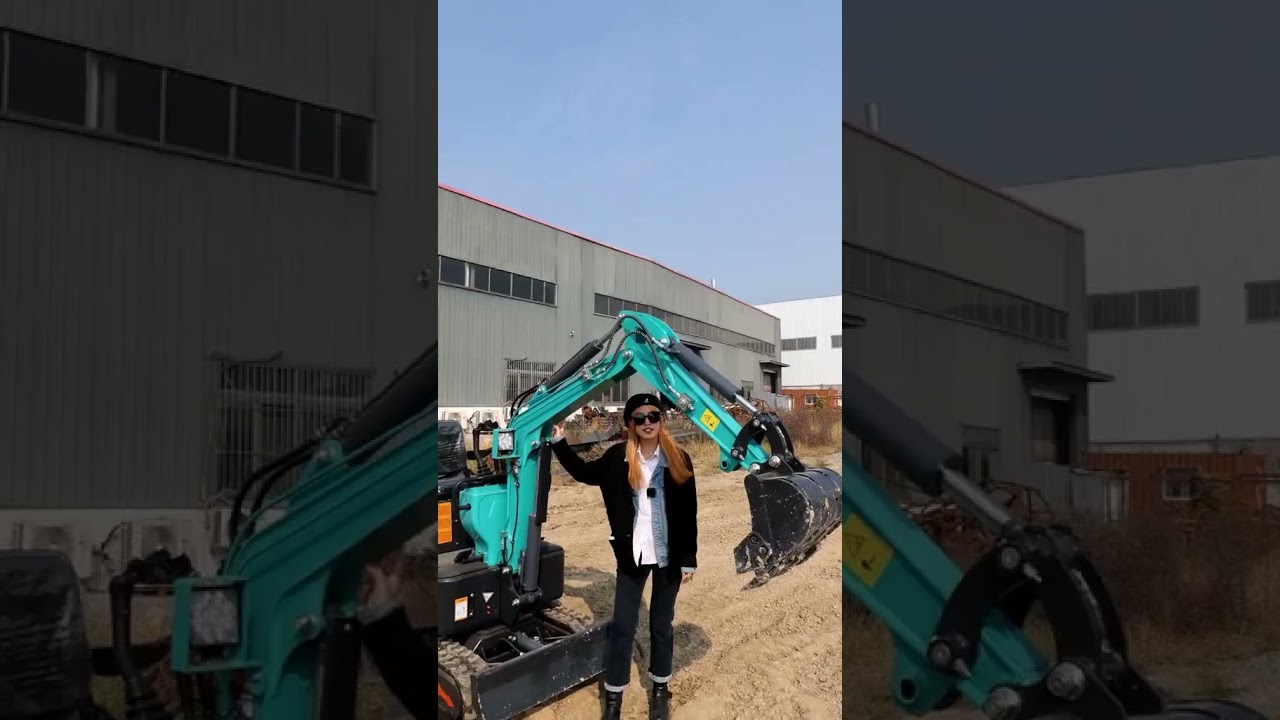 Cheap 1 ton new mini excavators micro excavator zero tail mini excavator