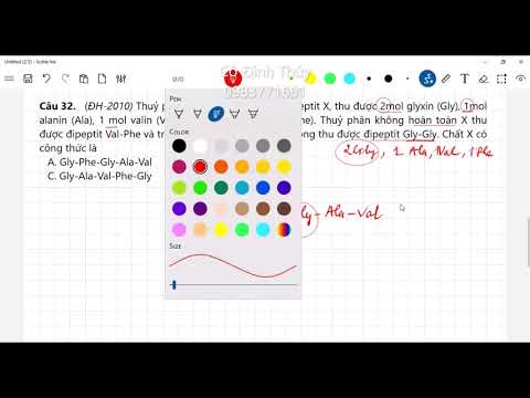 Video Thuỷ phân hoàn toàn 1mol pentapeptit X, thu được 2mol glyxin (Gly), 1mol alanin (Ala), 1 mol - youtube