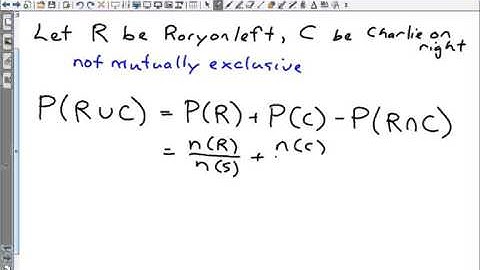 MDM4U 12-13 E Types of Events Mutually Exclusive example