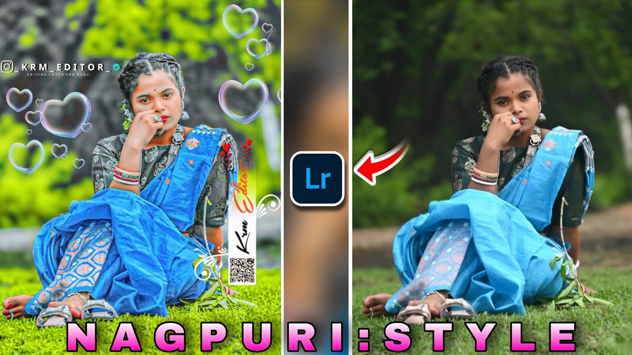 Instagram Trending Nagpuri Photo Editing 😱 || Lightroom Se Nagpuri Photo Editing||LightroomPresets 💥