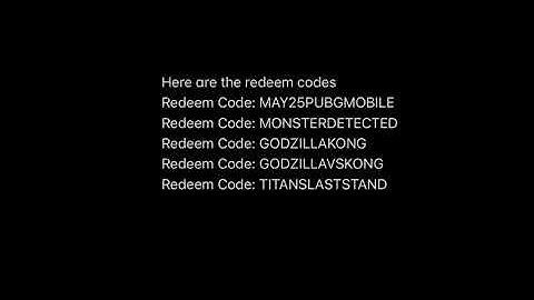 PUBG Mobile Redeem Codes May: Get Godzilla vs. Kong Exclusive Codes & check
