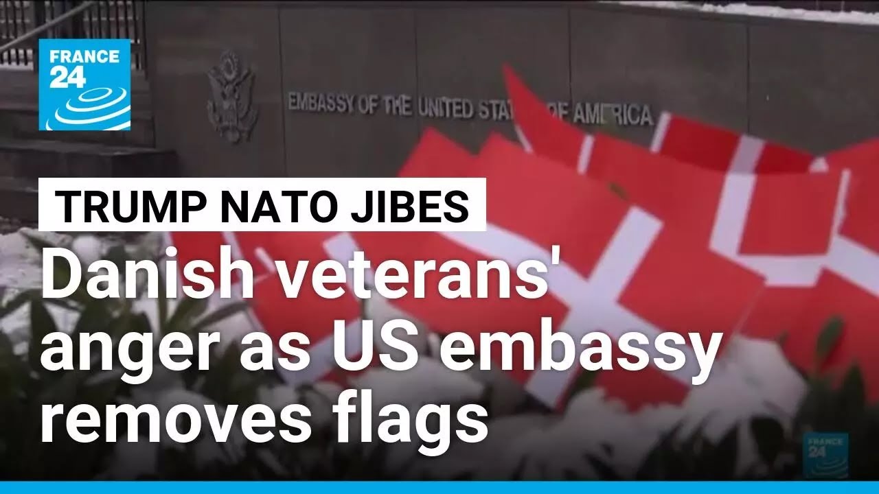 US embassy angers Danish veterans by removing flags • FRANCE 24 English