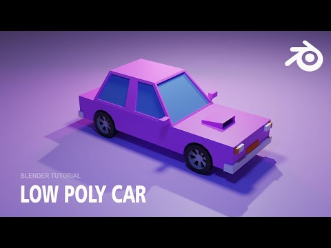 Low Poly Car in Blender - YouTube