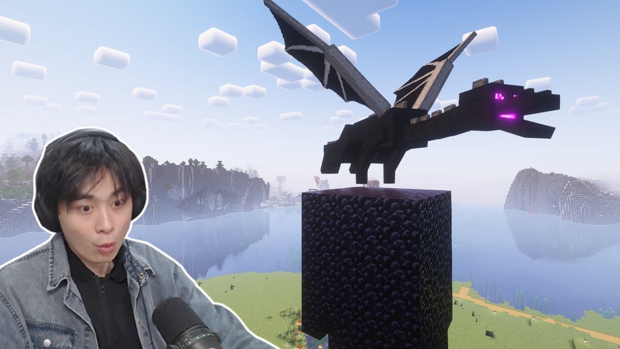 我在MC中收容了終界龍！！Minecraft！# 阿山的比奇堡山丘#30期