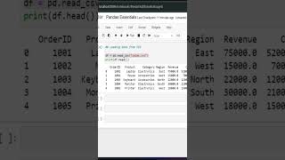 How to Load a CSV File Using Pandas in Python | Pandas Quick Tip