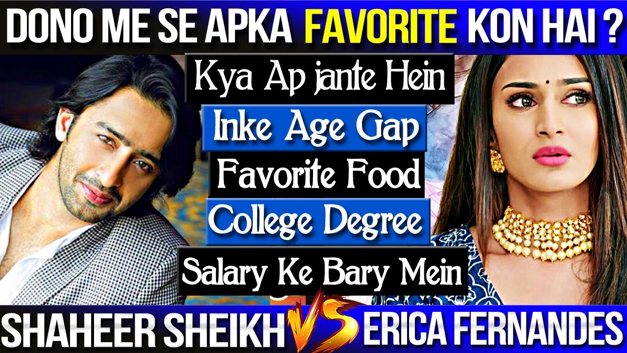 Shaheer Sheikh Vs Erica Fernandes Comparison | Dev & Sona | Kuch Rang Pyar ke aise bhi Season 3