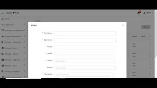 How to make Visitor report from Web Panel | Hihellohr HRMS Software screenshot 5