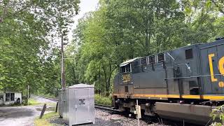 Csx train heads past Penland post office