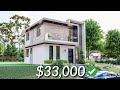 (7x8 Meters) Modern House Design | 4 Bedrooms House Tour