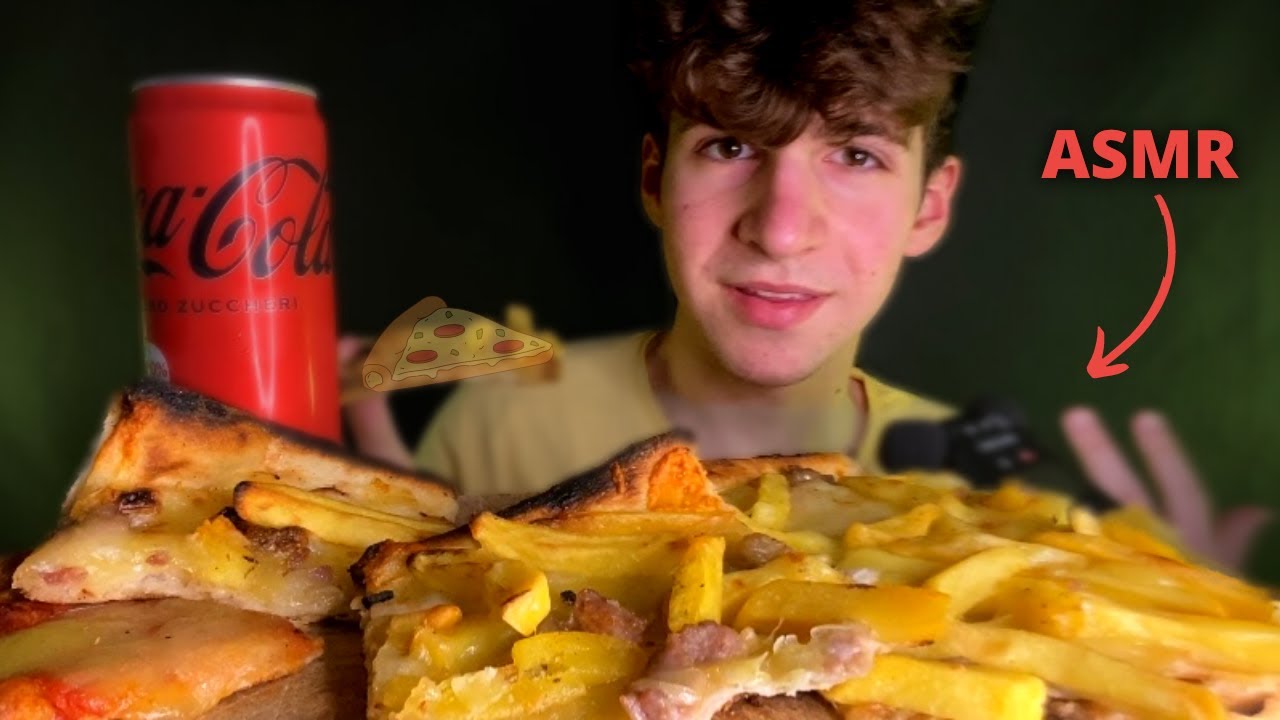 🍕Muckbang PIZZA & Parliamo di Serie TV Netflix📺 *eating sounds + whispering*🥤 | ASMR ITA