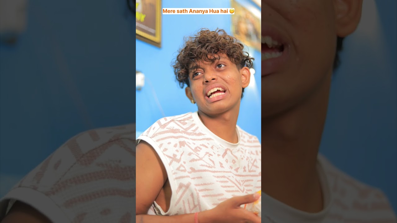 Mere sath Anayah hua hai 😶 | The most viral comedy by bhaibhai 🔥 #ytshorts #shorts