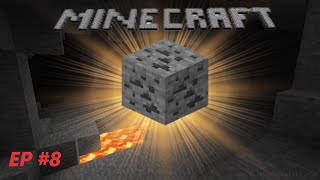 minecraft infdev survival ep #8 mining timelapse + built a castle tower