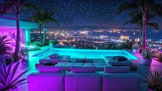 POV: You 're relaxing in a hilltop villa in Neo-City 🏙️ [Chill Lofi Beats]