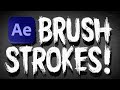 Animated Brush Stroke Type Reveal in After Effects