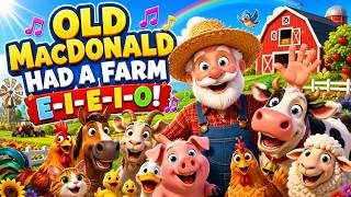 🐄 Meet the Happy Farm Animals! | Old MacDonald Had A Farm | Nursery Rhymes for Children