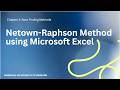 Newton Raphson Method Using Microsoft Excel - Lobaton_BSCE2B