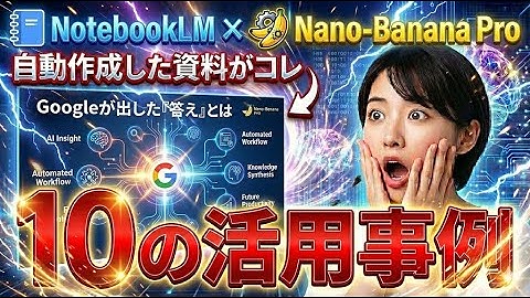 【Googleが「正解」を出した】NotebookLMの最強活用事例10選