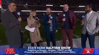 “These Teams Are F*cker’d Up” - Charissa Thompson Slip Up | Browns vs Jets Amazon Halftime Show #nfl