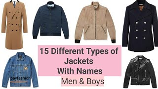 men types of jackets