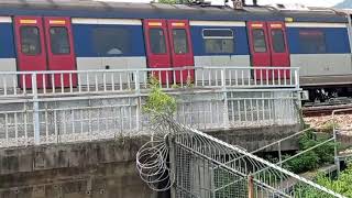 ［2106拍子］MTR EAL MLR E106/E27 駛經旺角東站附近行人天橋