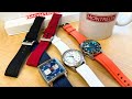 Testing Watchstraps On My Monaco, Rolex And Tissot | Montreux FKM Rubberstraps