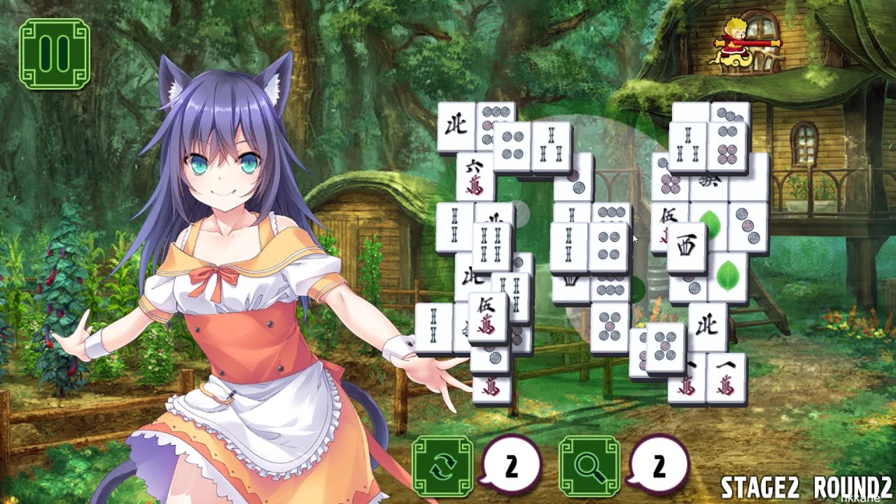 Pretty Girls Mahjong Solitaire [GREEN] Gameplay P.3