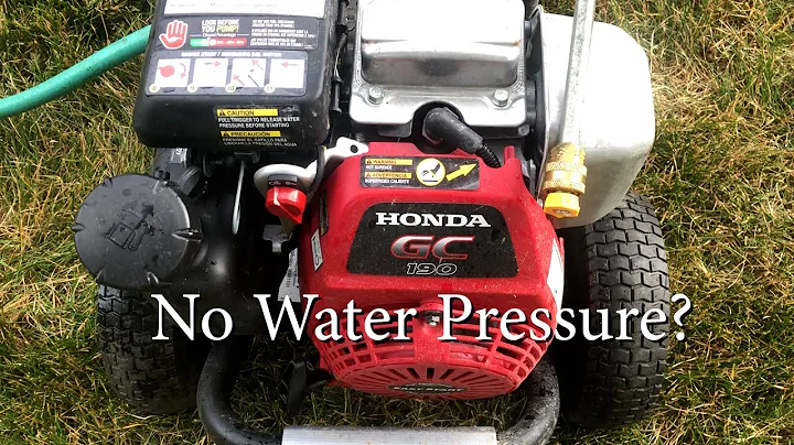 How to Fix Honda GC190 Pressure Washer That Has No Pressure