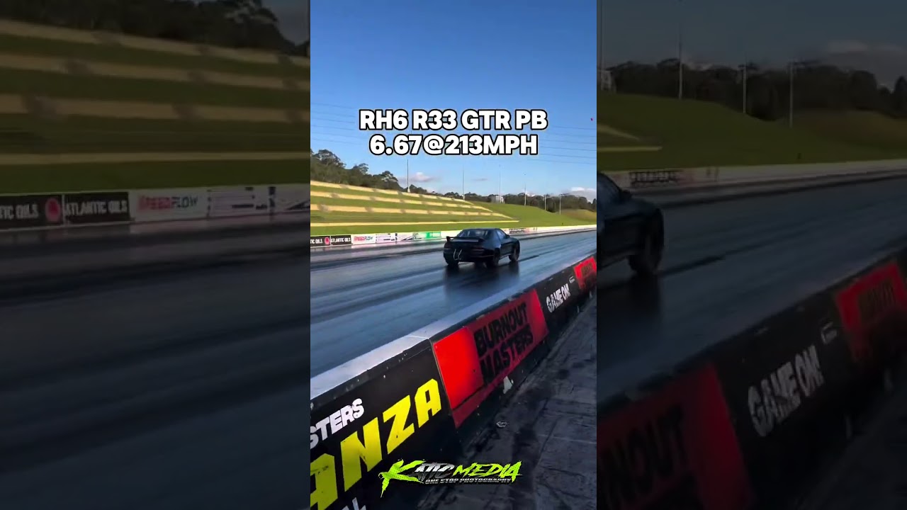 Nissan GTR R33 drag racing  