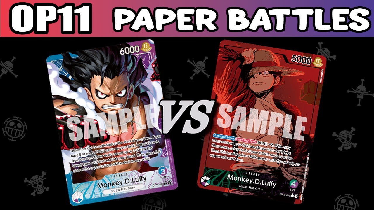 [OP11] Which is the Best Luffy? UP Luffy vs GP Luffy