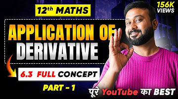 Class 12 Maths NCERT  | Chapter 6 Application Of Derivative | Ex - 6.3 Introduction Part - 1
