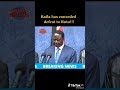 BREAKING NEWS, Raila Odinga accepts defeat to Kenya kwanza William Ruto. Uhuru Kenyatta, Gachagua