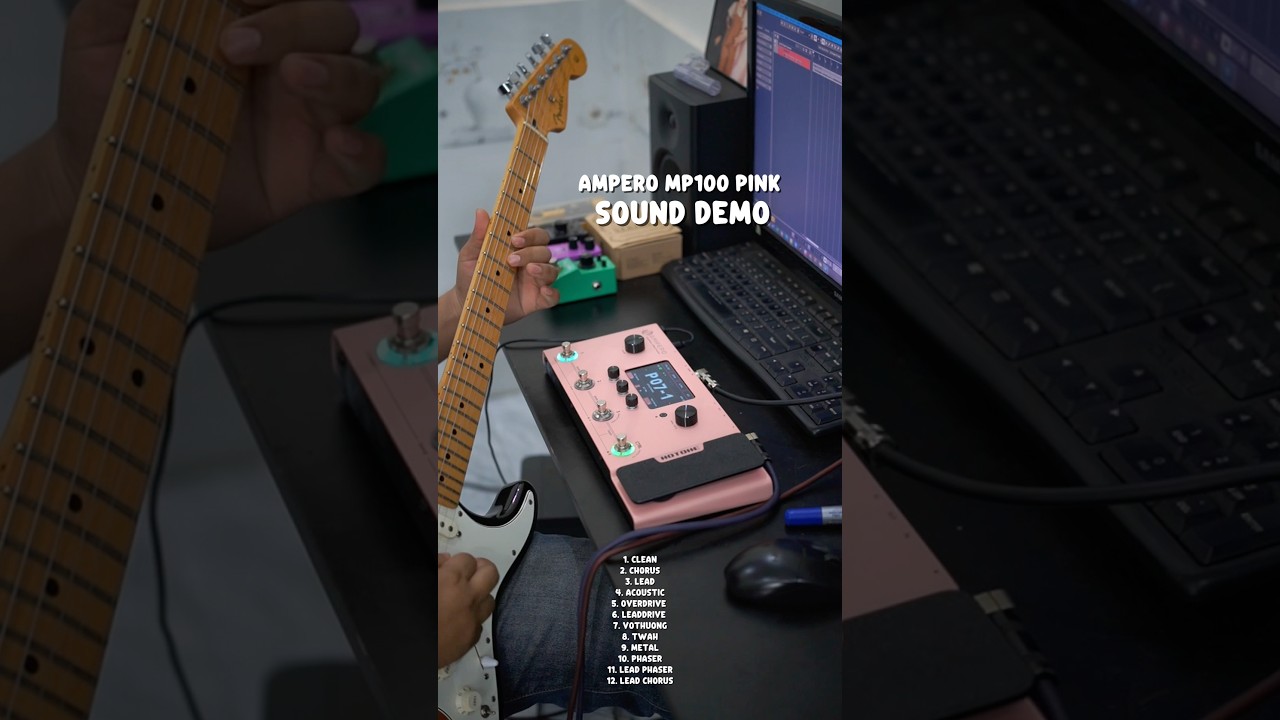 Ampero Mp100 Pink - Sound Demo - YouTube