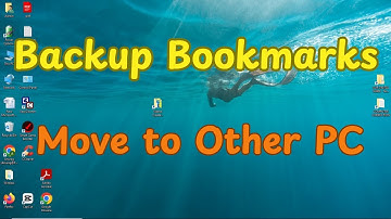 Create Bookmarks Backup & Restore it to Another Windows PC