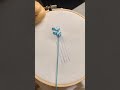 embroidery tutorial🪡🌸#shortsfeed#trending#explorepage#viralvideo#handwork#art#fyp#embroiderypatterns