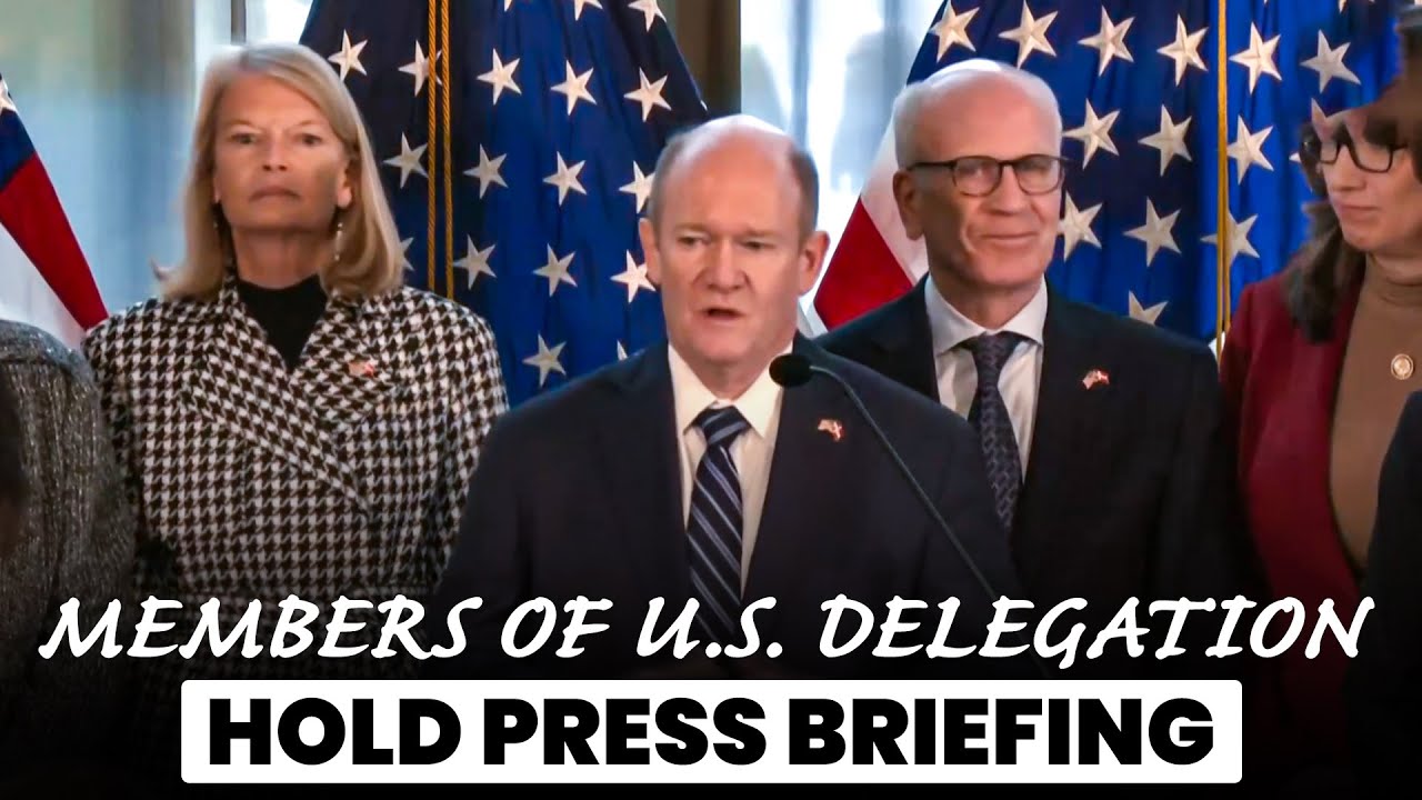 LIVE: Members of a U.S. delegation hold a press conference in Copenhagen| Donald Trump | America