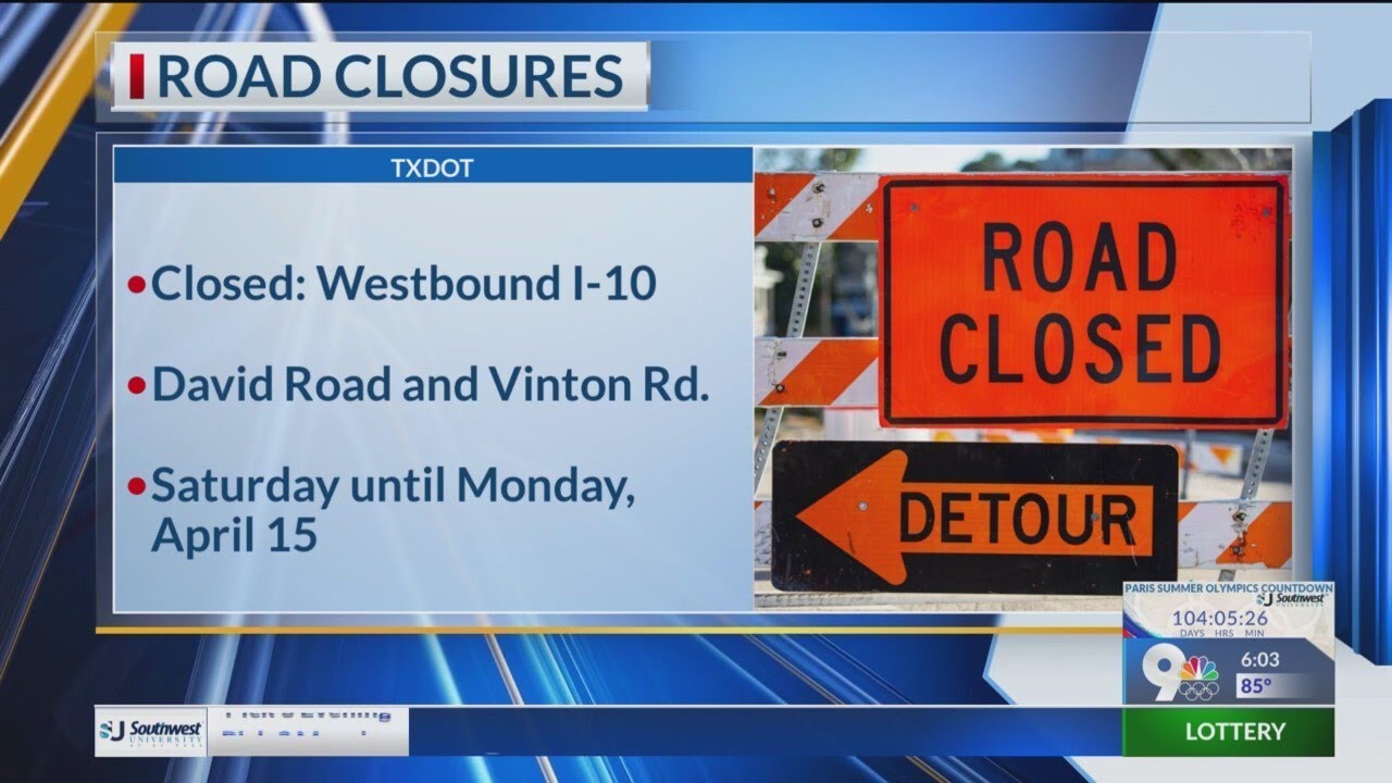txdot-road-closures-for-week-of-april-13-2024-youtube