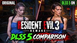 Resident Evil 3 Remake LOOKS MORE NATURAL with DLSS 5 in 2026. (Side by Side Comparison) screenshot 2